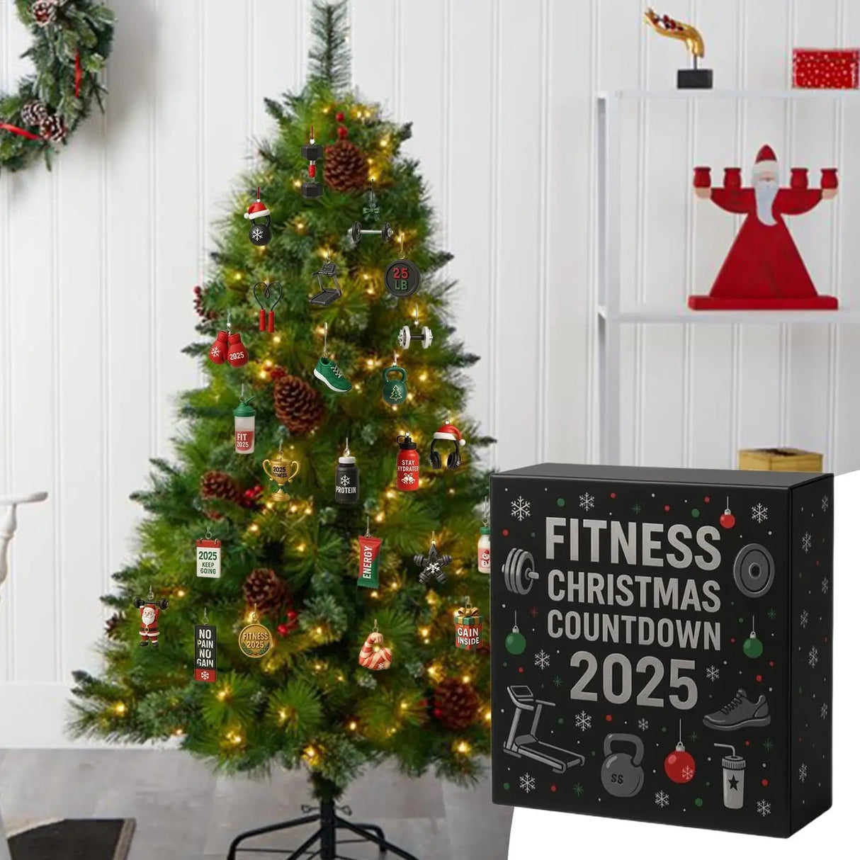 Fitness Christmas Advent Calendar 24-Day Workout Motivation Countdown - Product detail 4