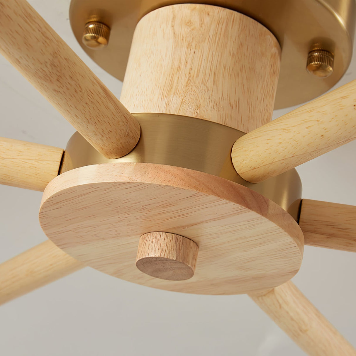 Modern Ceiling Light Natural Wood Glass Chandelier - Product detail 37