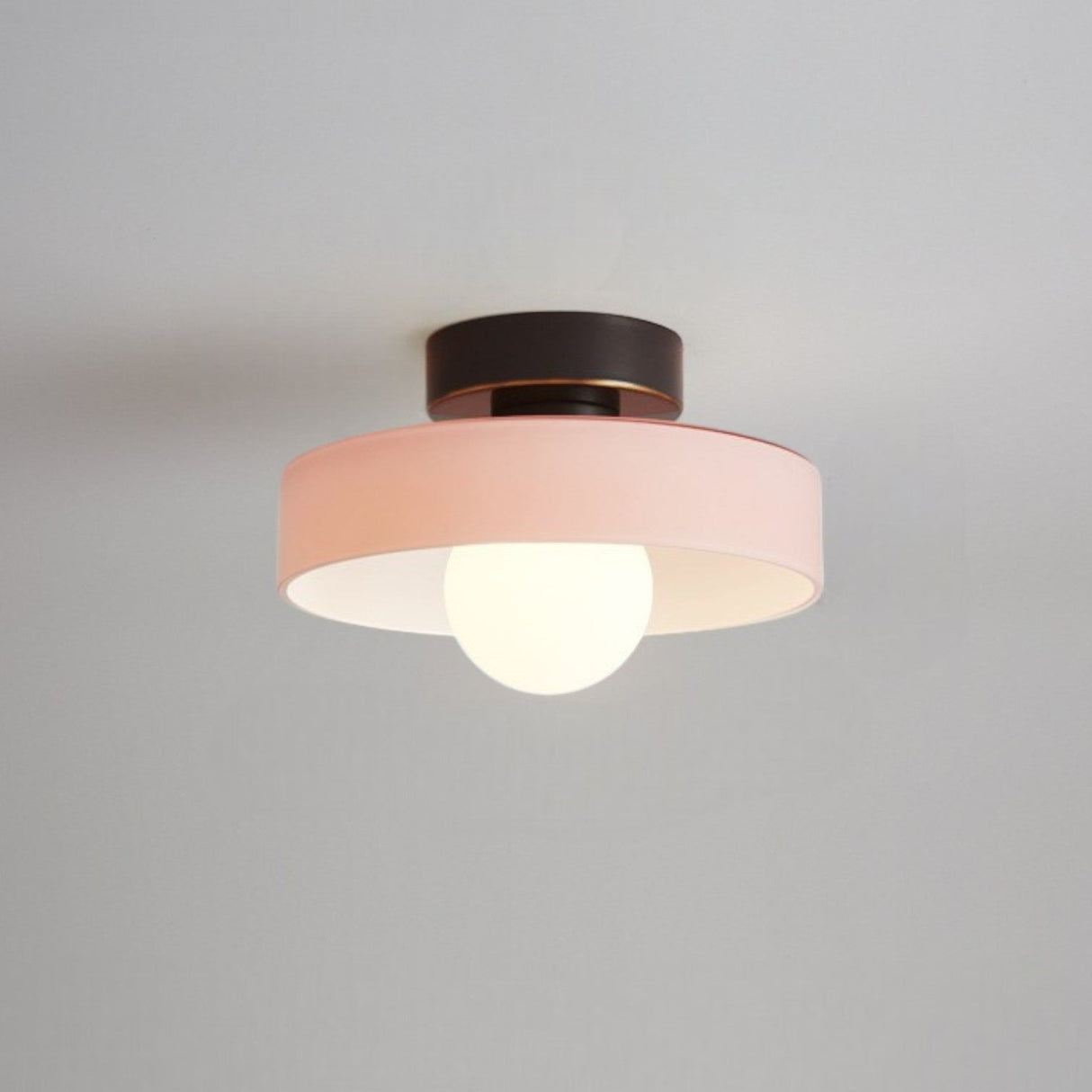 Minimalist Ceiling Light French Bauhaus Design with Brass Accents - Product detail 6
