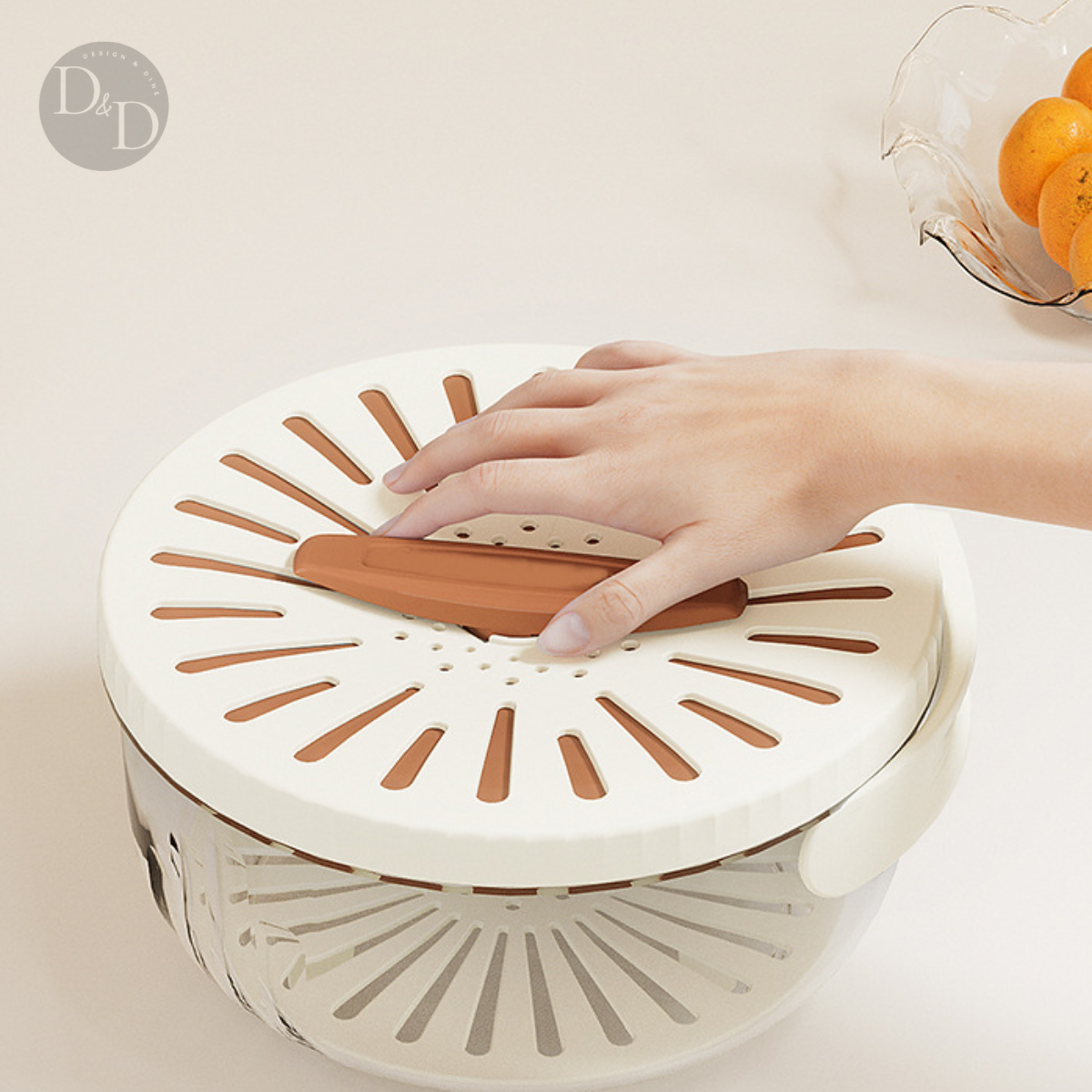 Food Storage Container Set Ventilated Produce Keeper with Strainer - Product detail 8