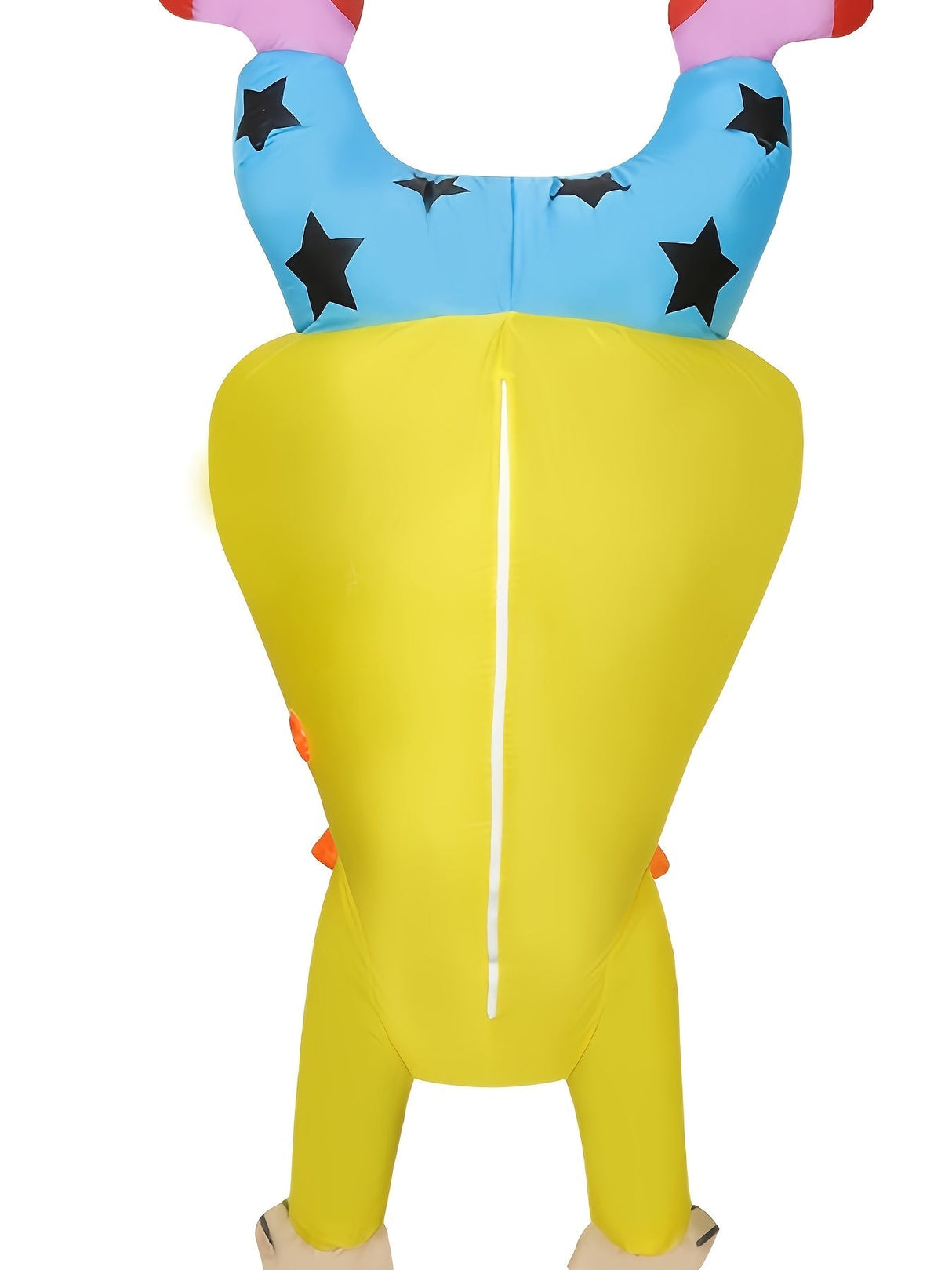 Inflatable Clown Costume  Upside Down Party Suit - Detailed view