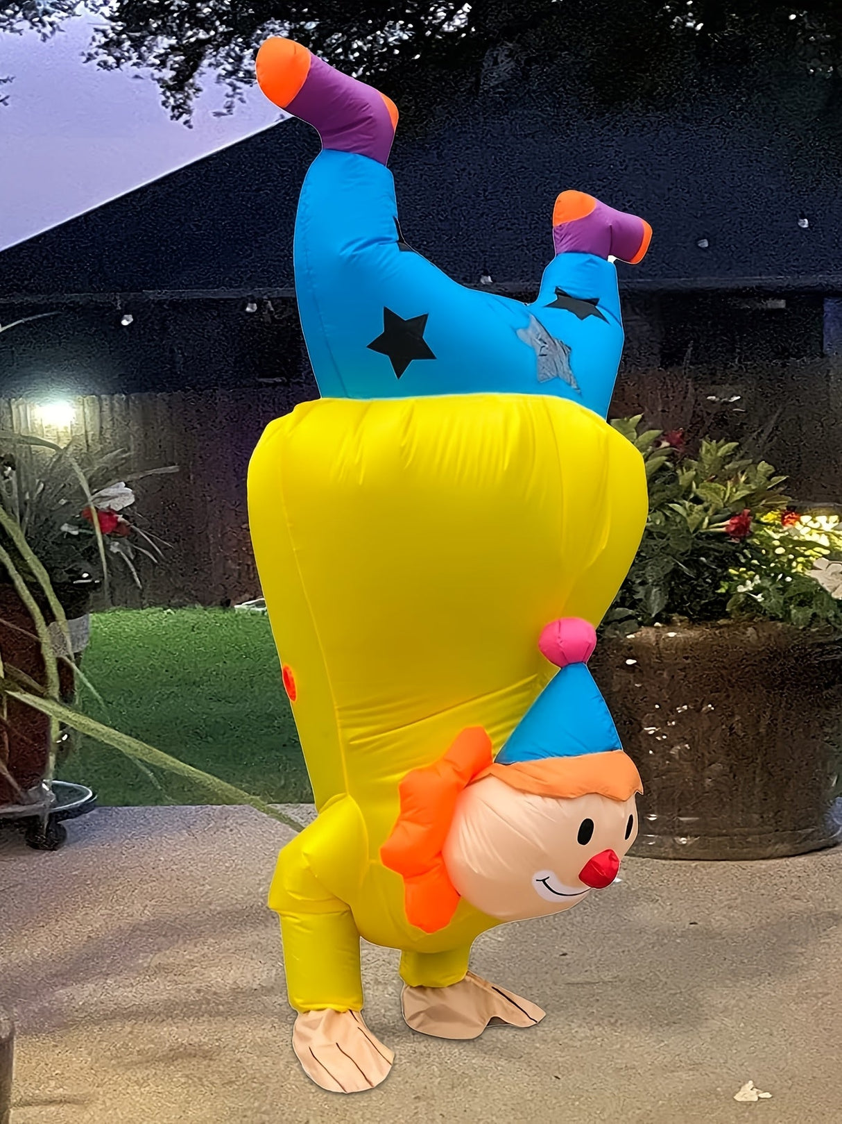 Inflatable Clown Costume  Upside Down Party Suit - Product example