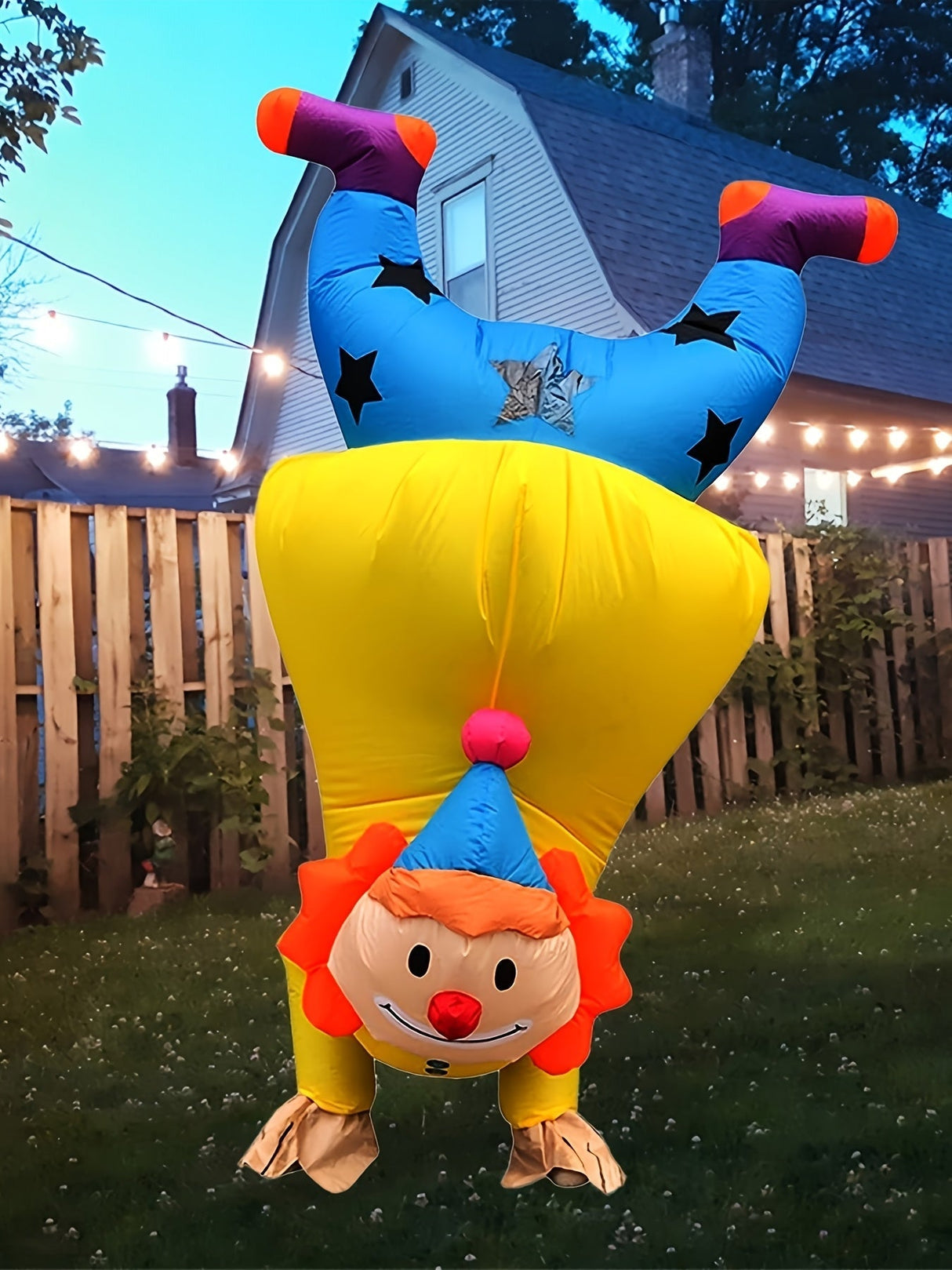 Inflatable Clown Costume  Upside Down Party Suit - Product detail 4