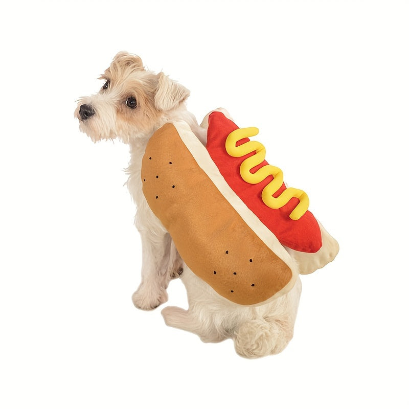 Dog Halloween Costume  Plush Hot Dog Design - Product example
