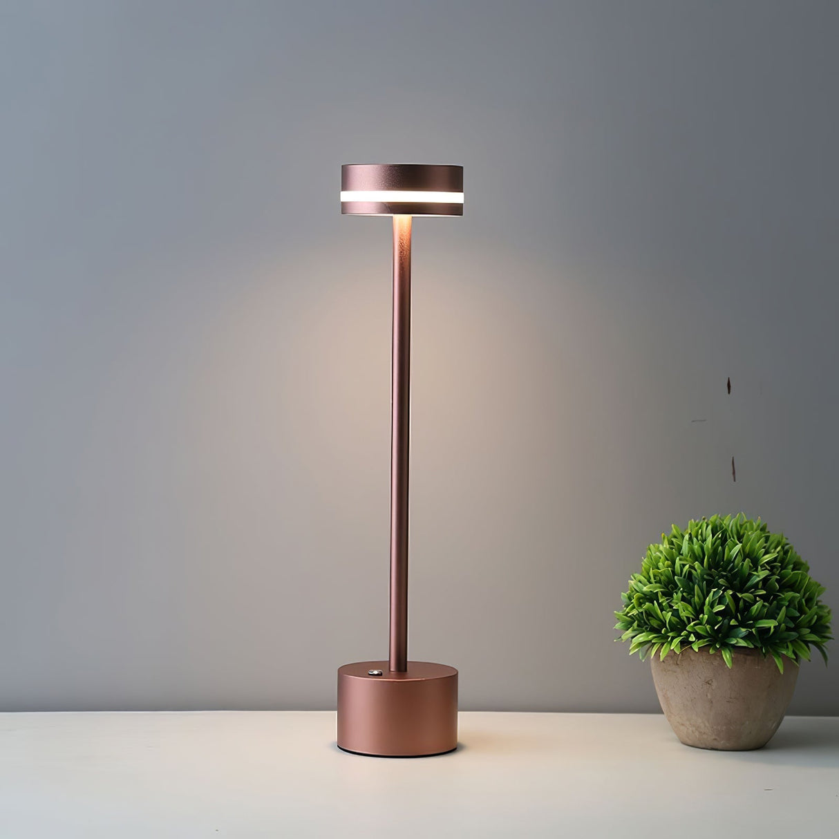 Modern LED Table Lamp Gold Metal Design with Warm Light - Product detail 30