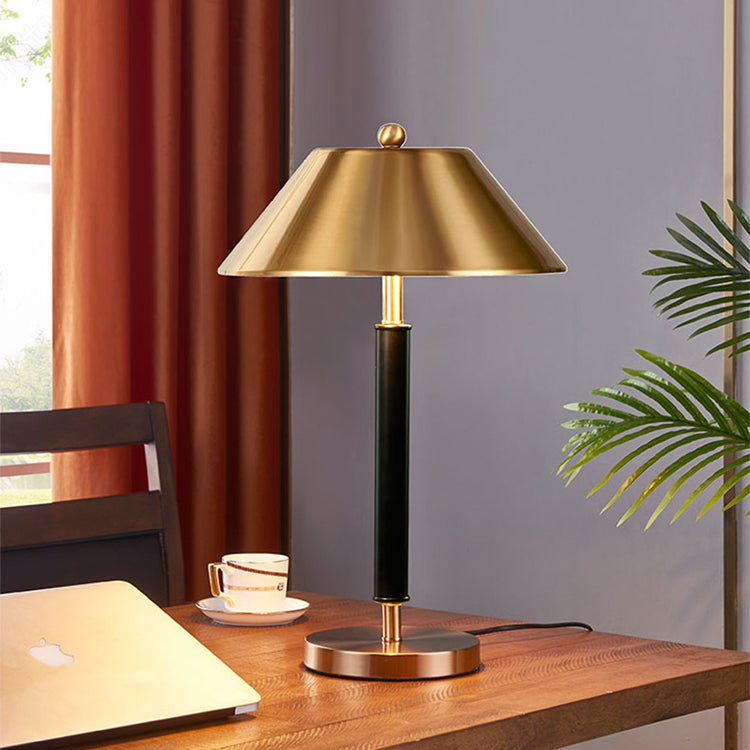Modern Table Lamp Black and Gold Metal Design - Product detail 13