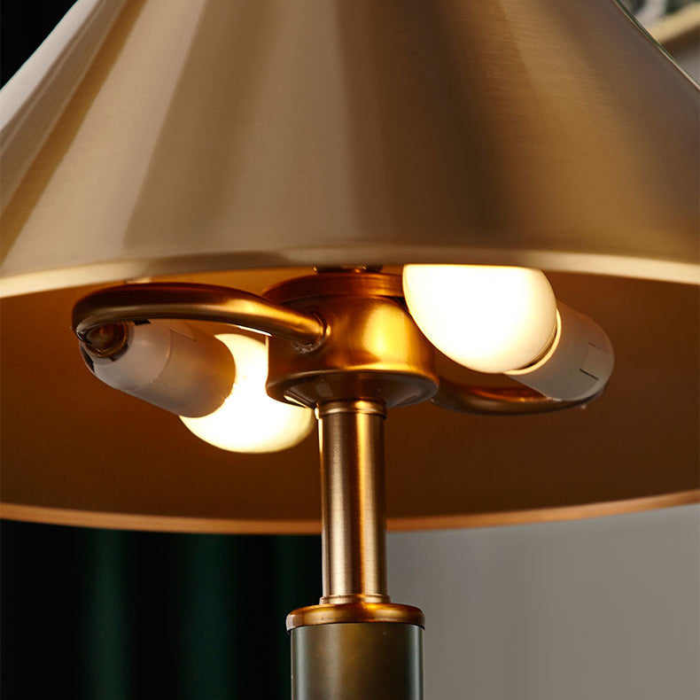 Modern Table Lamp Black and Gold Metal Design - Product detail 8