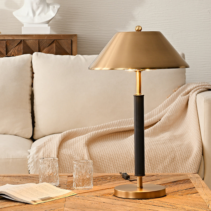 Modern Table Lamp Black and Gold Metal Design - Product detail 10