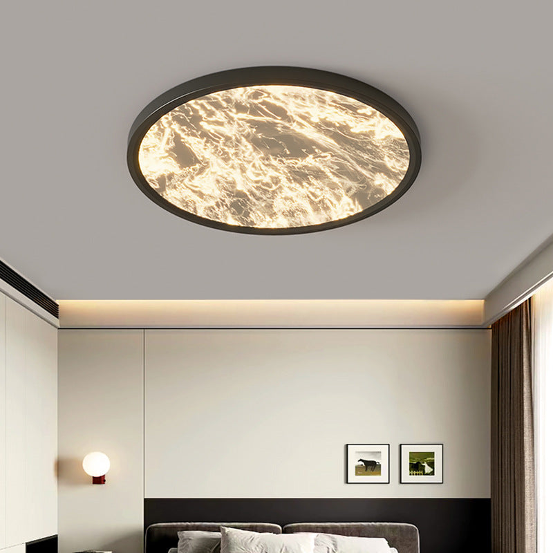 Modern Galaxy Ceiling Light LED Marble Effect Panel - Product showcase