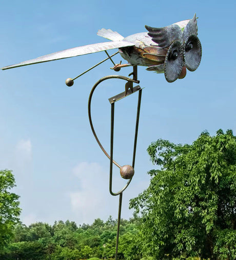 Bald Eagle Wind Spinner  Metal Garden Kinetic Sculpture - Product detail 8