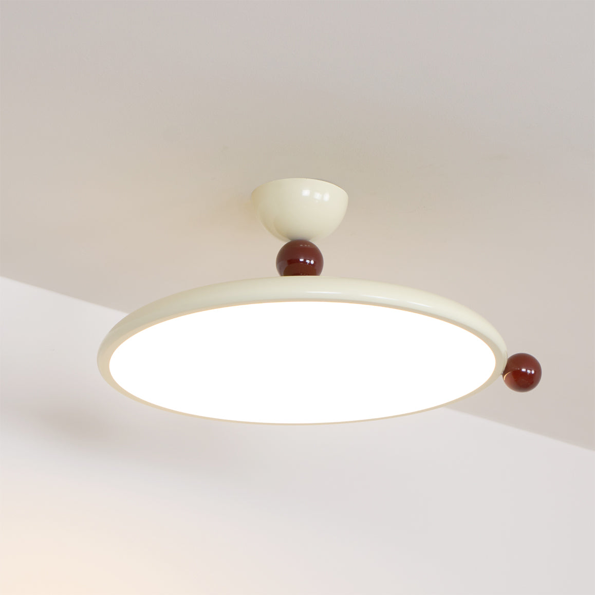 Modern Ceiling Light Minimalist Metal Frame with Spherical Accents - Product detail 5