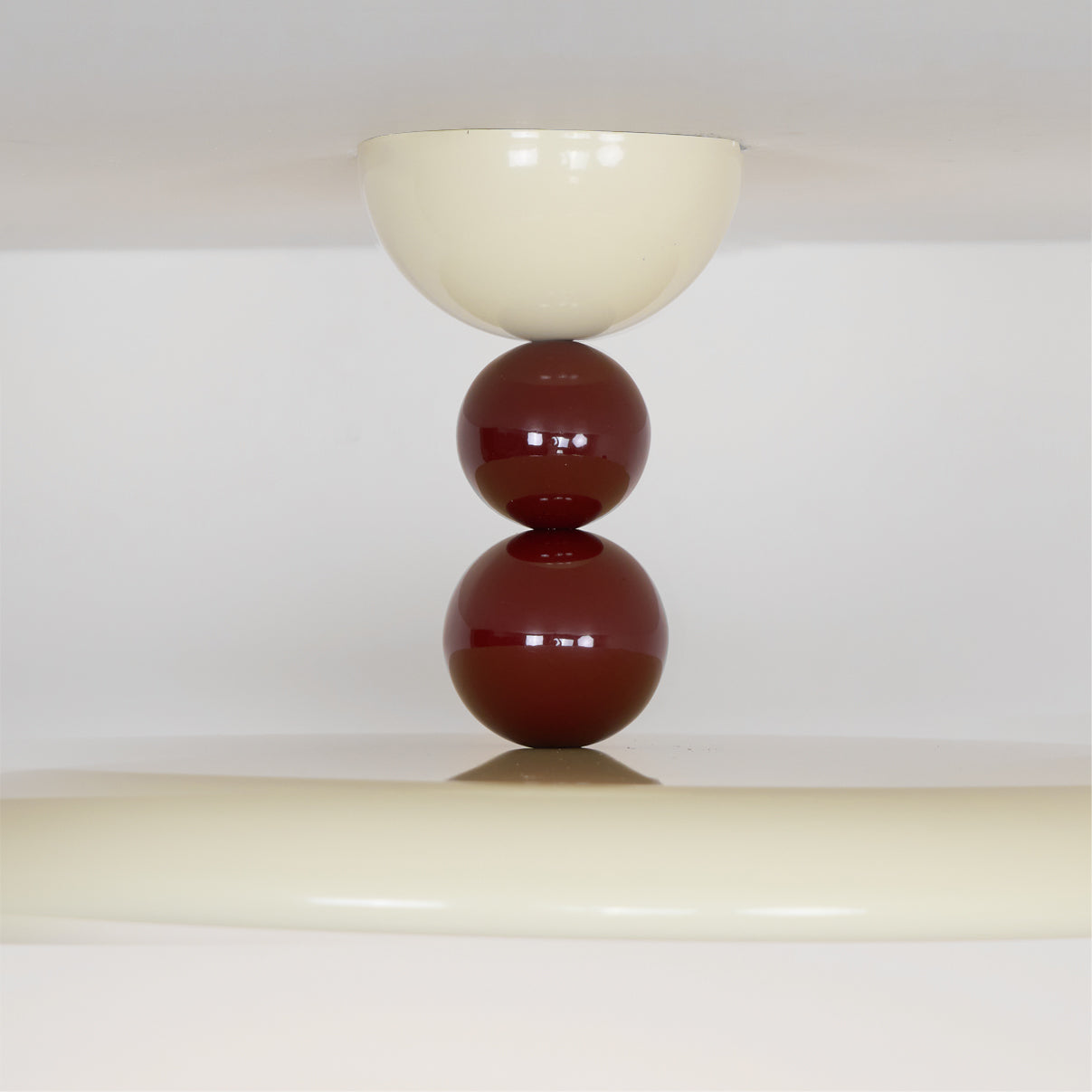 Modern Ceiling Light Minimalist Metal Frame with Spherical Accents - Product detail 4