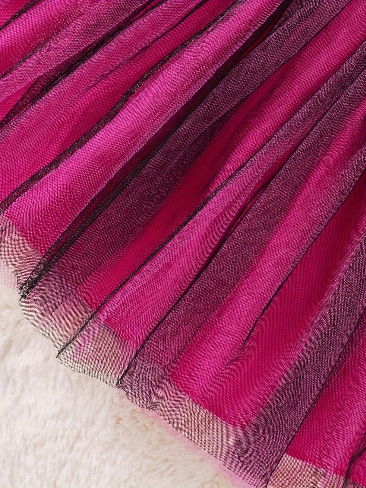 Halloween Skeleton Dress  Pink Tulle Party Costume - Product detail 5