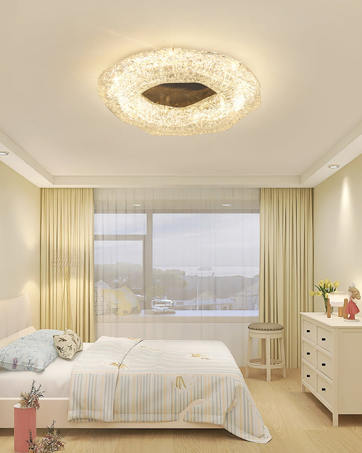 Glacial Ceiling Light Ice Formation Crystal Design - Product detail 7