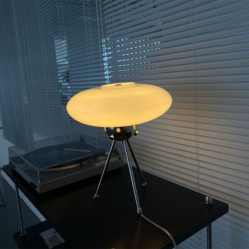 Modern Glass Table Lamp UFO Dome Design - Product detail 12