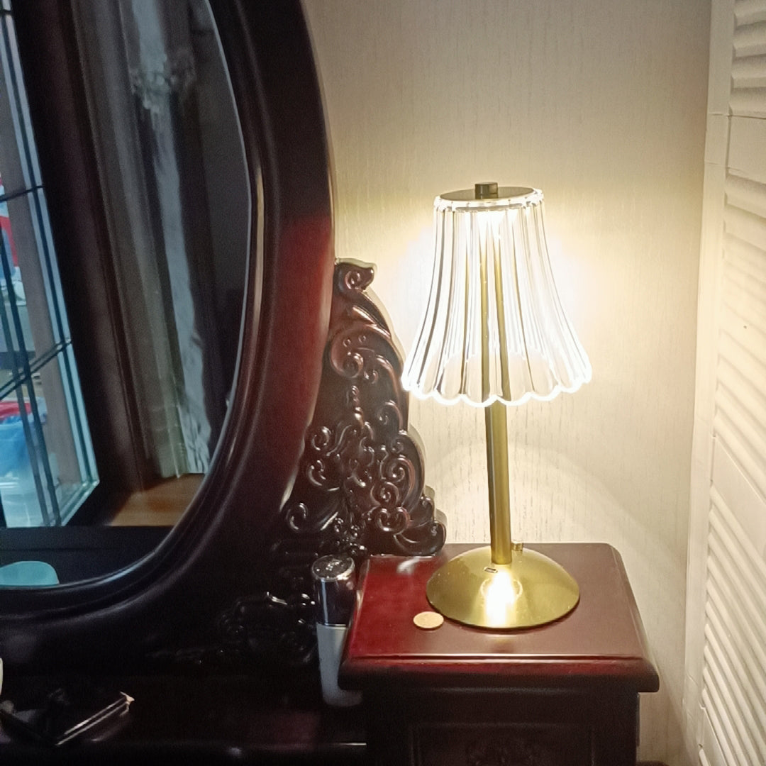 Modern Table Lamp Crystal Glass Shade With Gold Base - Product detail 22