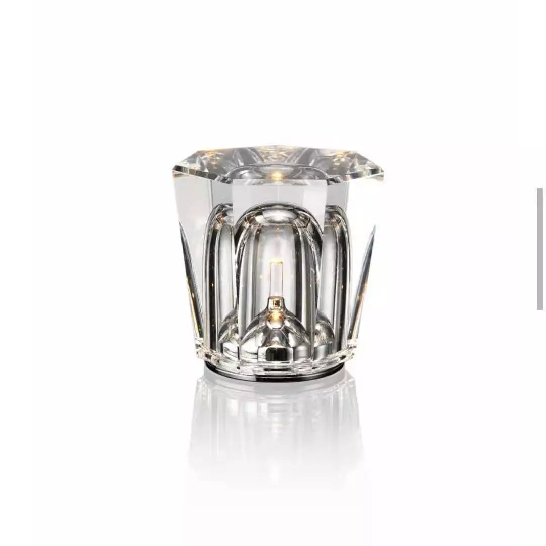 Crystal LED Table Lamp Wireless Rechargeable Warm Light - Product detail 7