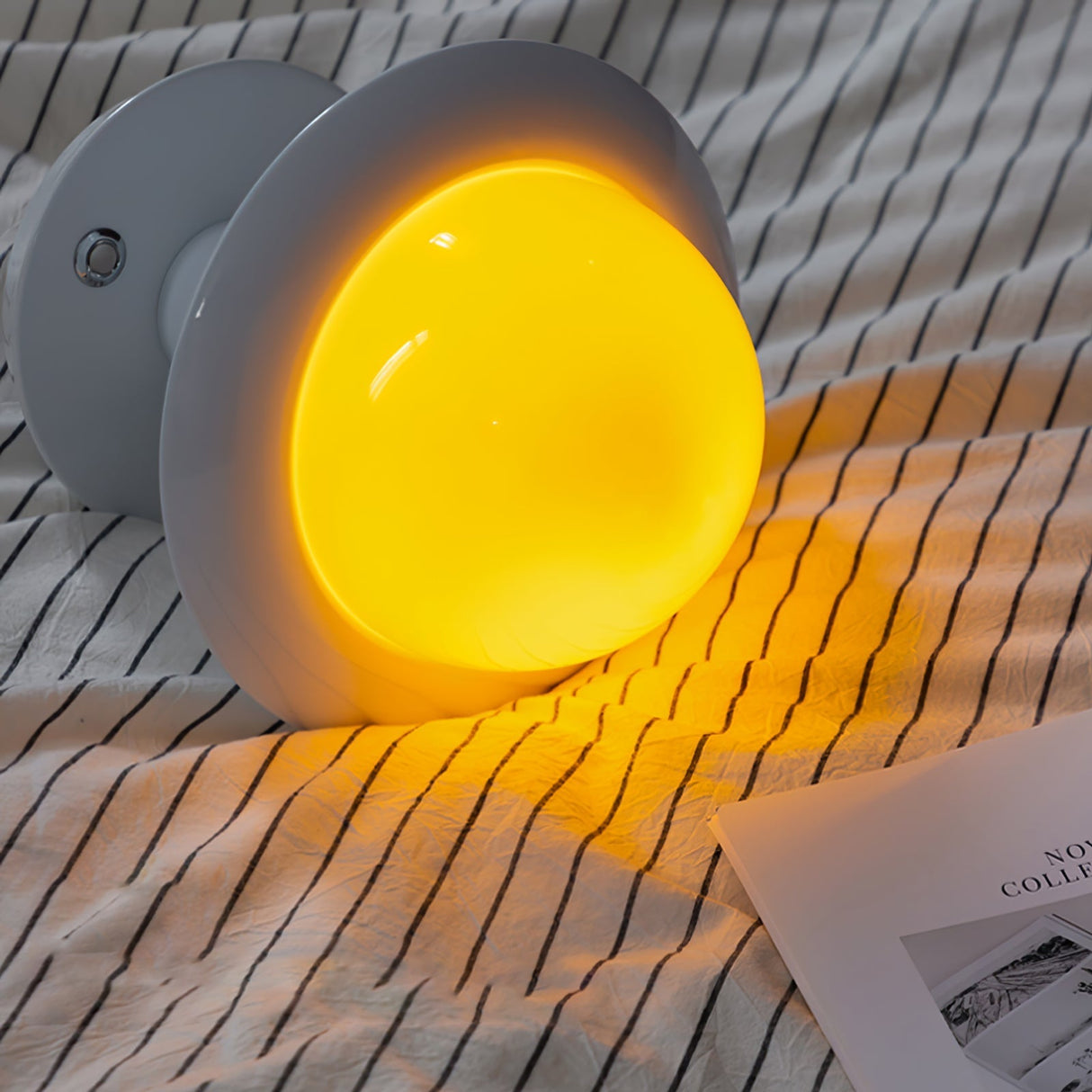 Egg Shape Table Lamp Portable LED Touch Light - Product example