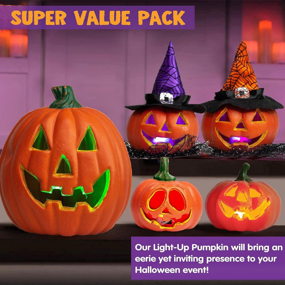 Halloween Light Up Pumpkins  LED Jack OLantern Collection - Product detail 4