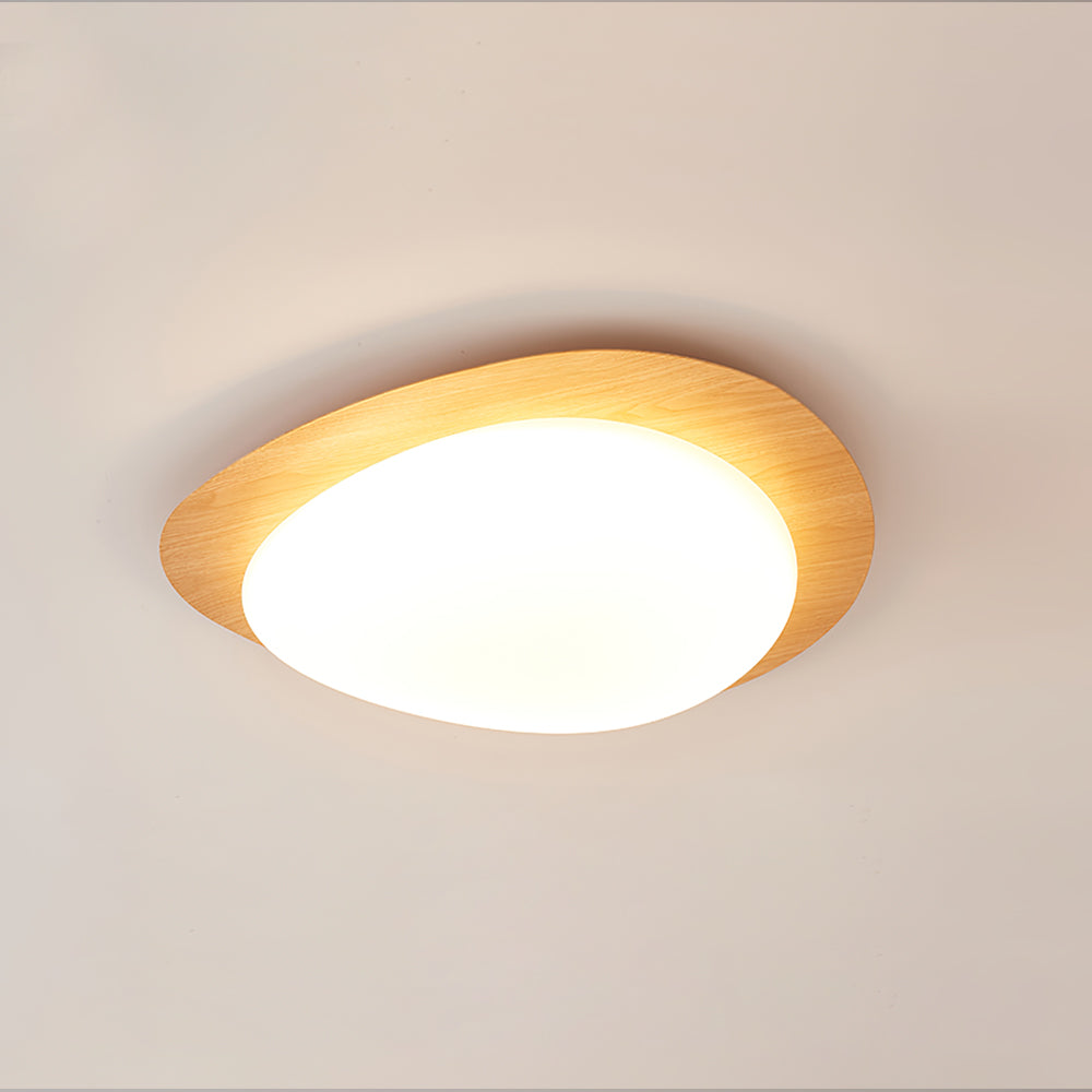 Modern LED Ceiling Light Natural Wood Frame Design - Product detail 23