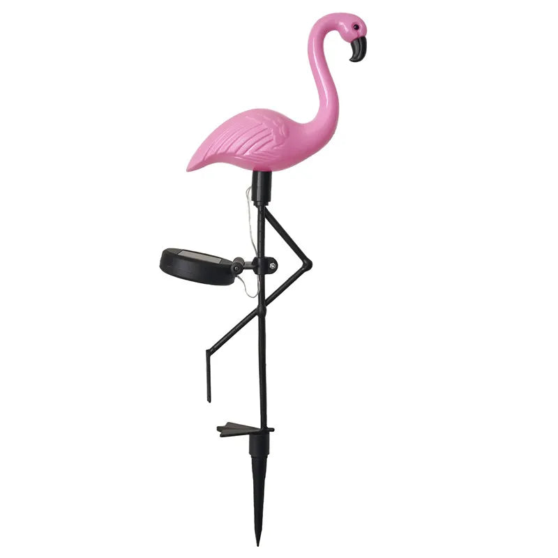 Solar Garden Lights Pink Flamingo Outdoor Stakes - Product detail 5