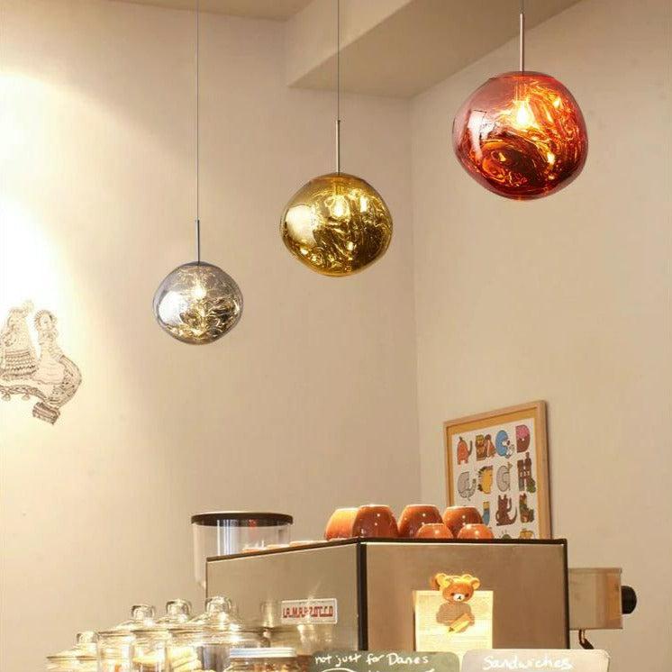 Modern Pendant Light Metallic Sphere Collection - Product detail 4