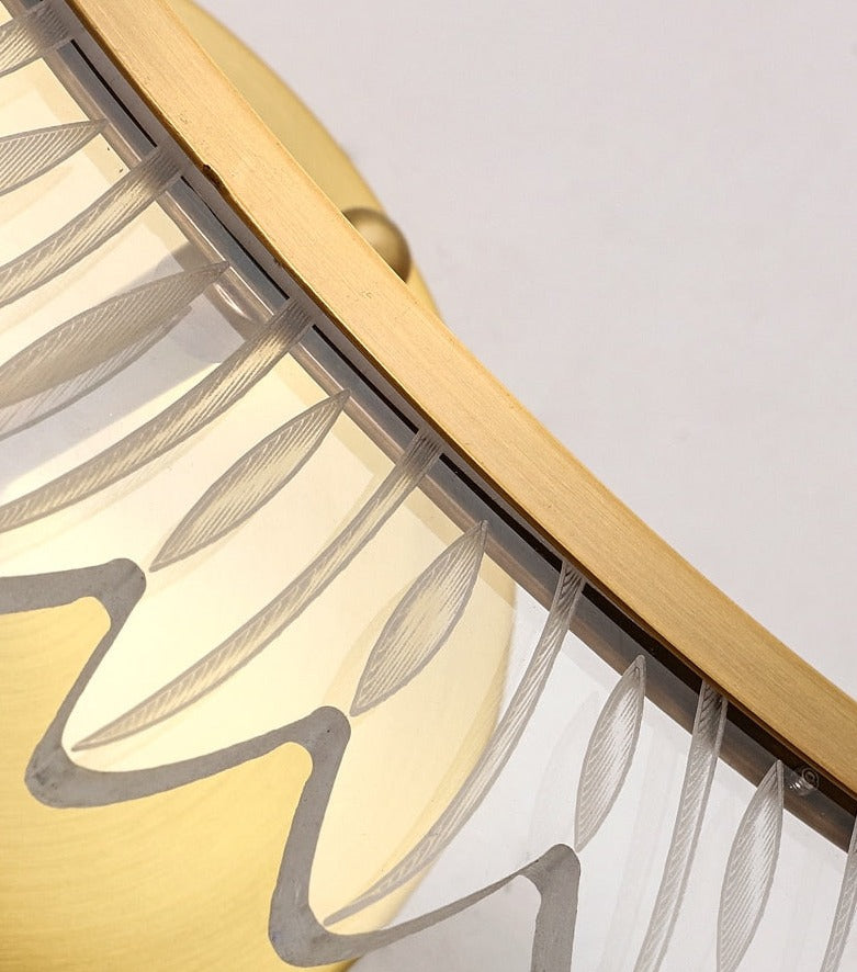 Modern Wing Wall Light Gold LED Feather Design - Product detail 12