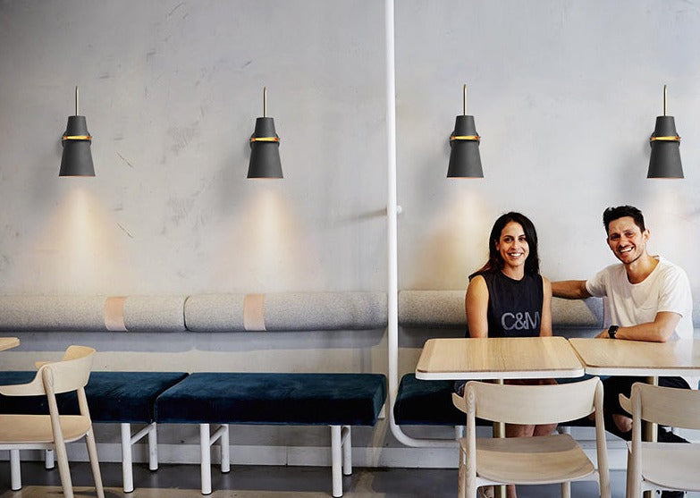 Modern Wall Sconce Blue Metal Gold Trim Design - Product detail 17