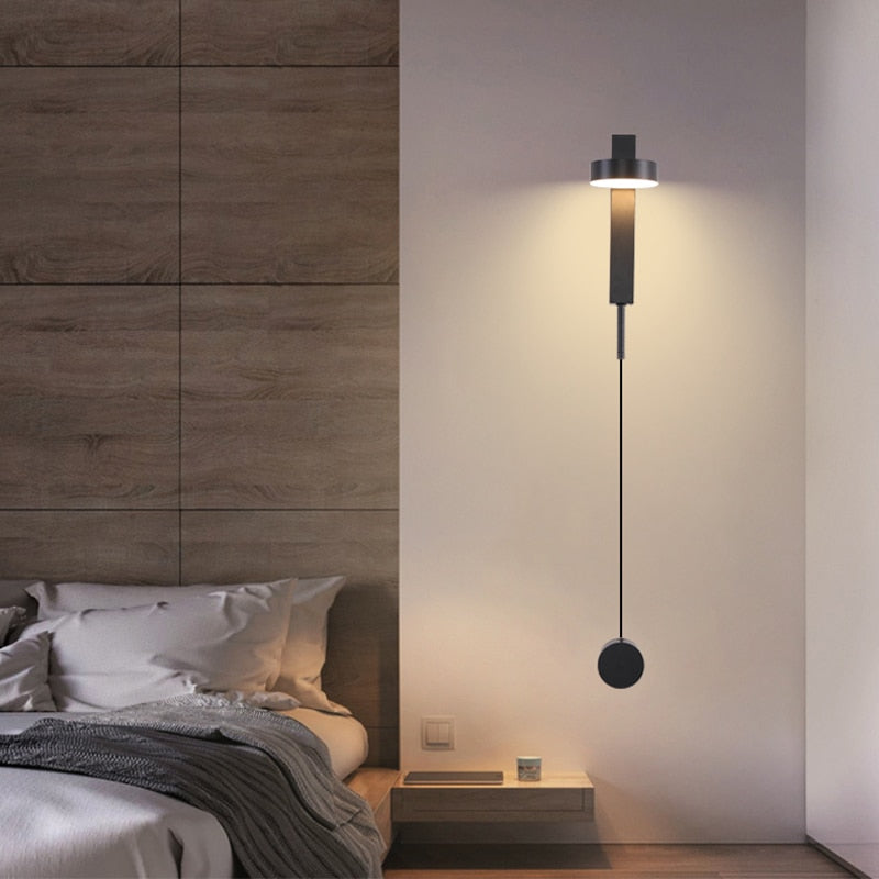Modern Wall Lamp Slim LED Light Bar with Gold Accent - Product detail 12