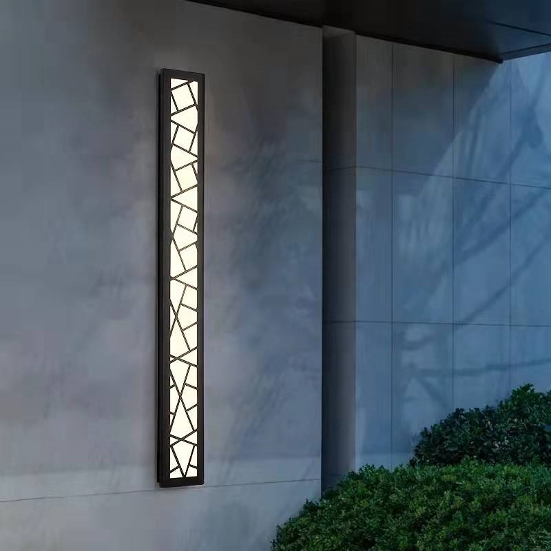 Modern Outdoor Wall Light Geometric LED Pattern Design - Product detail 4
