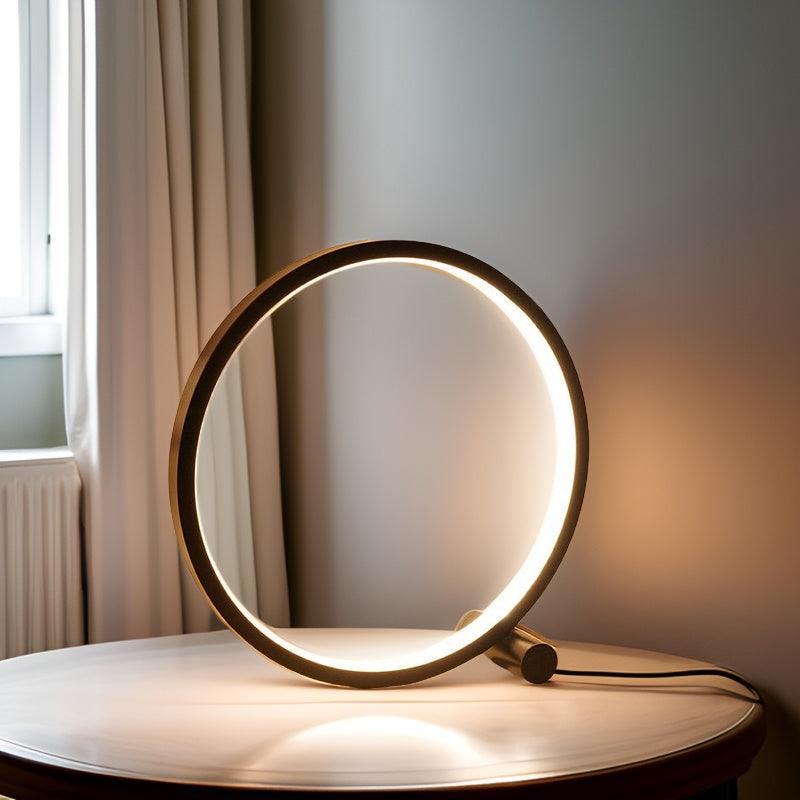 Modern Circle Table Lamp LED Halo Design - Product detail 6