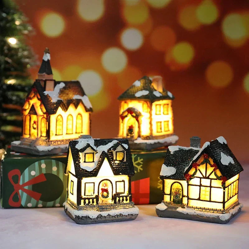 Illuminated Christmas House  LED Winter Village Decoration - Product example