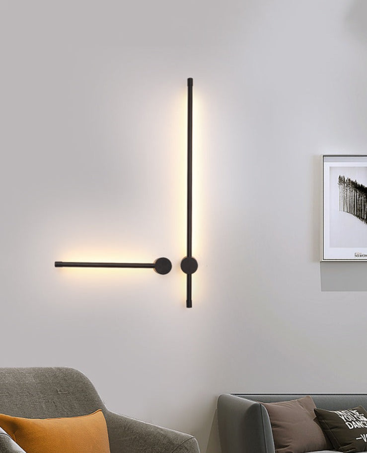 Minimalist Wall Lamp Linear LED Rod Design - Product detail 16
