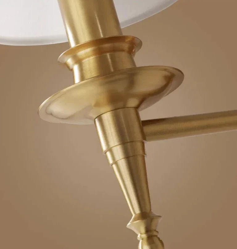 Modern Wall Sconce Brushed Brass Bamboo Design - Product detail 15