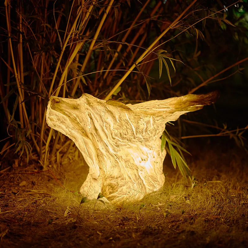 Natural Stump Garden Light  LED Weatherproof Landscape Illumination - Product example