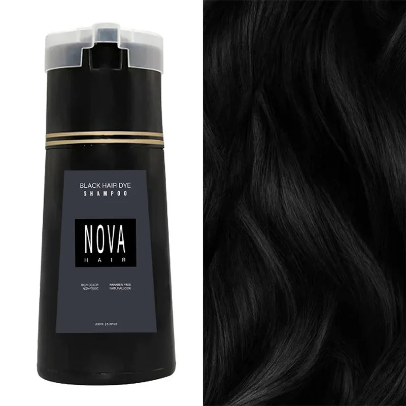 Natural Hair Dye Shampoo  Fast Color Treatment Without Damage - Product example
