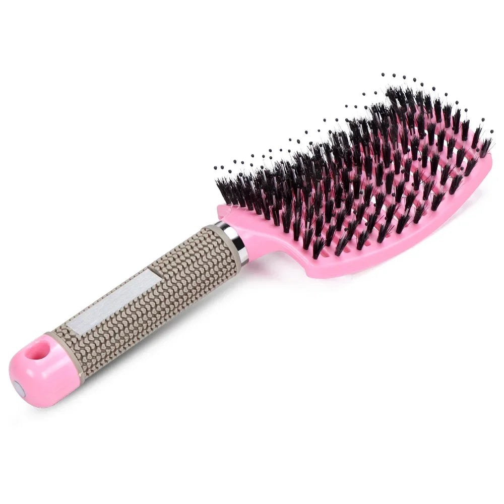 Professional Detangling Brush  Curved Bristle Design For All Hair Types - Product detail 6