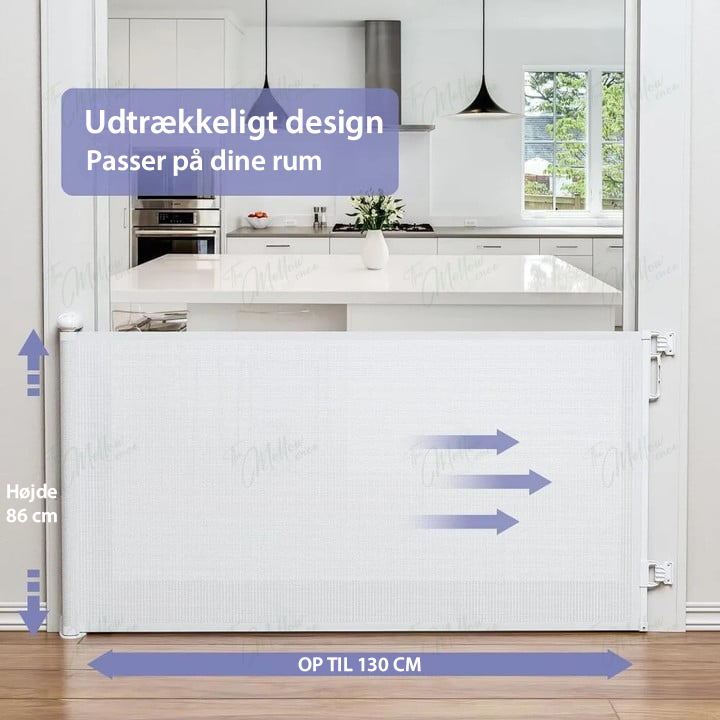 Retractable Baby Gate Extendable Safety Barrier for Stairs - Product detail 5