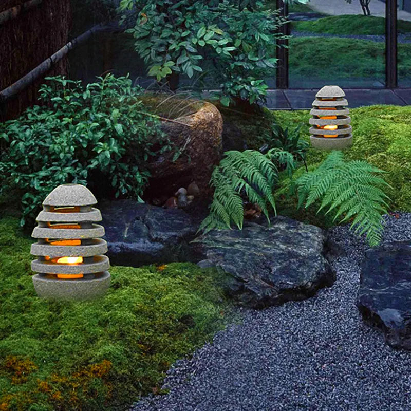 Modern Garden Light Japanese Style LED Outdoor Lantern - Product detail 5