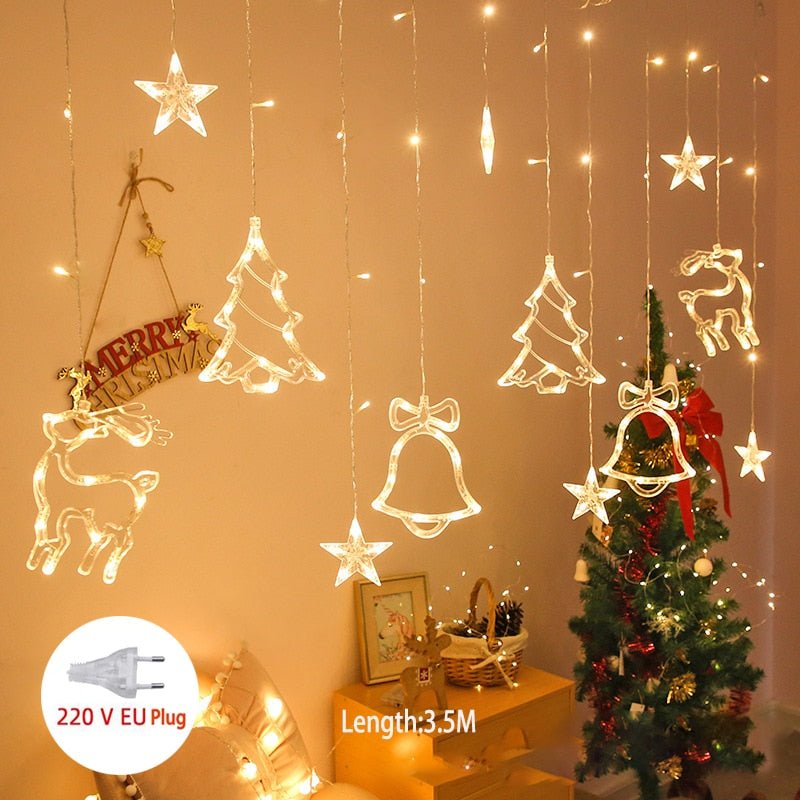 Star String Lights Multicolor LED Fairy Light Chain - Product example
