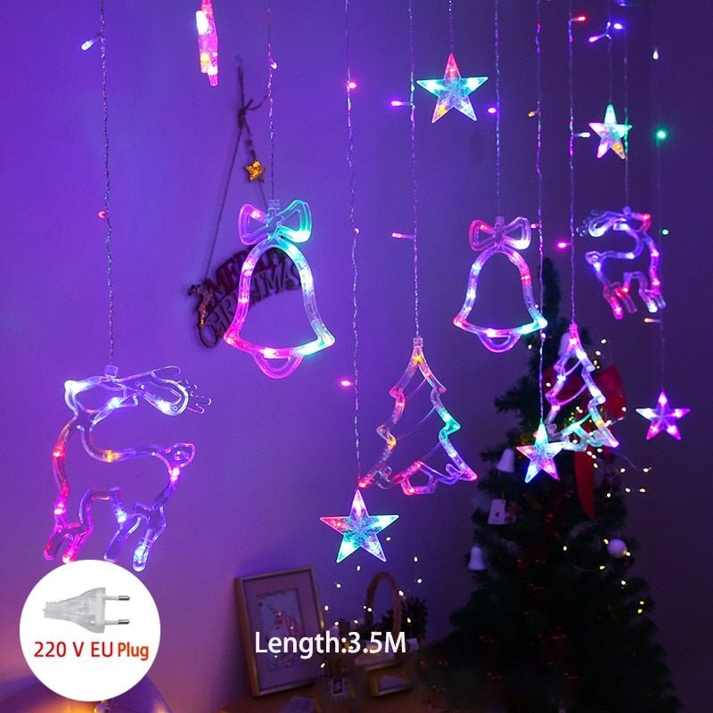 Star String Lights Multicolor LED Fairy Light Chain - Product detail 4