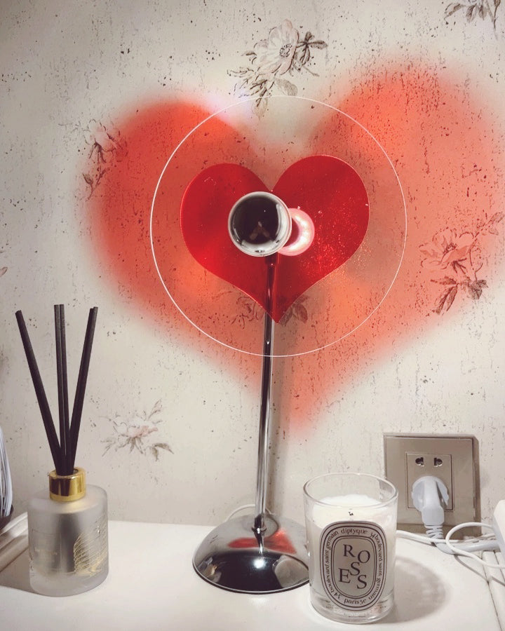 Heart LED Table Lamp Modern Rechargeable Metal Design - Product detail 12