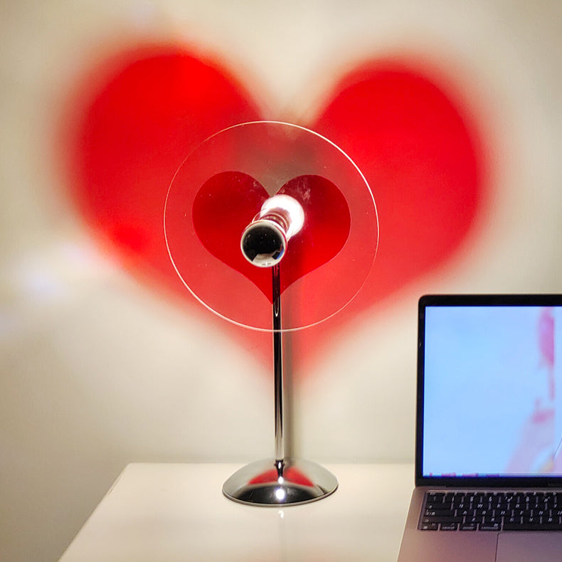 Heart LED Table Lamp Modern Rechargeable Metal Design - Product detail 15