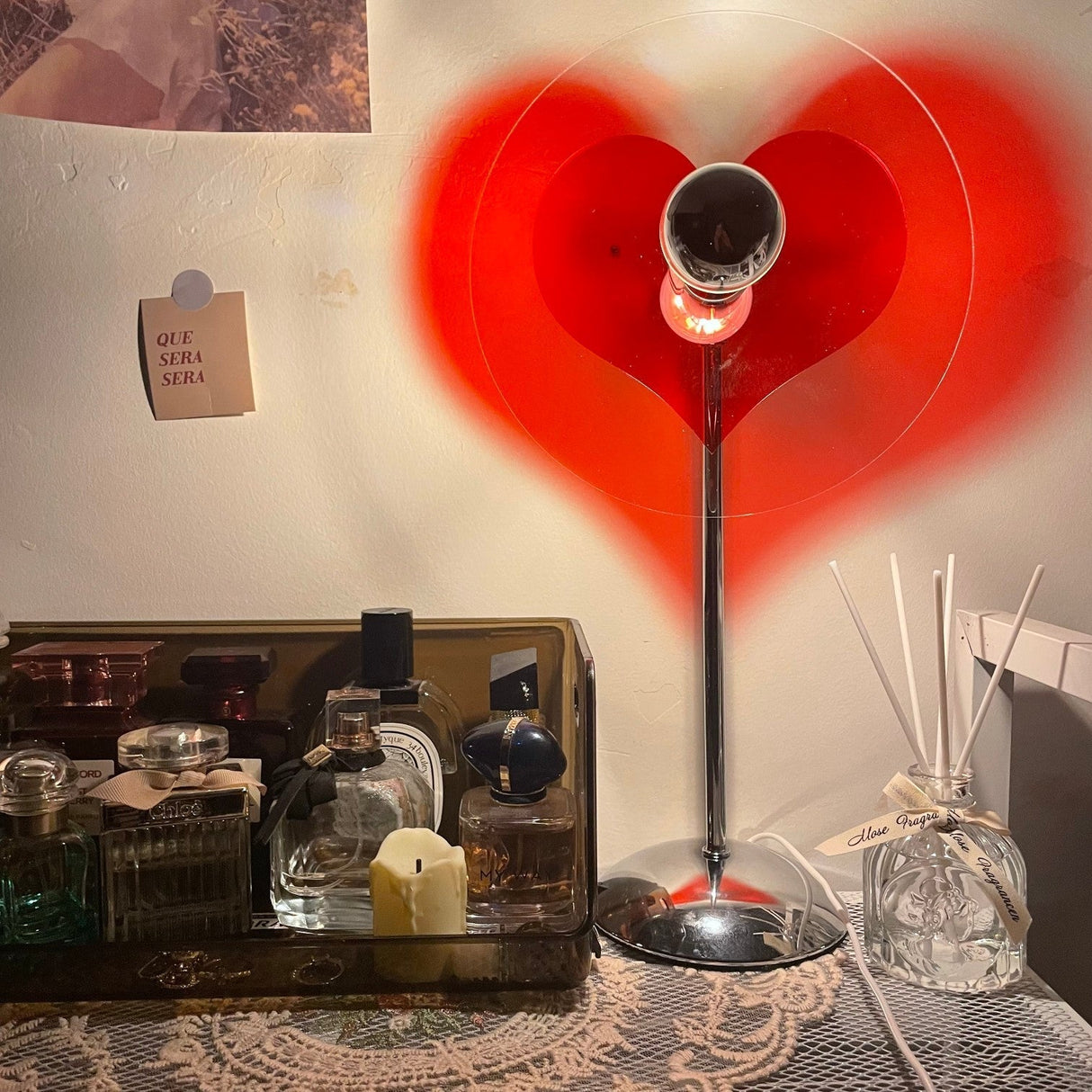 Heart LED Table Lamp Modern Rechargeable Metal Design - Product detail 20