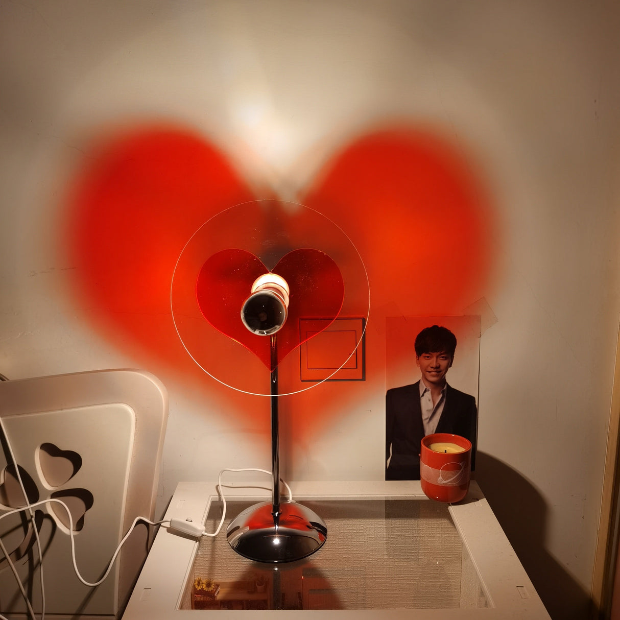 Heart LED Table Lamp Modern Rechargeable Metal Design - Product detail 24