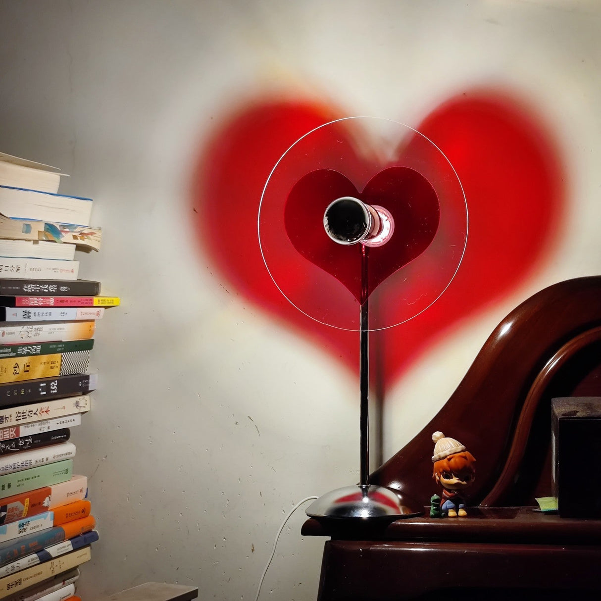 Heart LED Table Lamp Modern Rechargeable Metal Design - Product detail 30