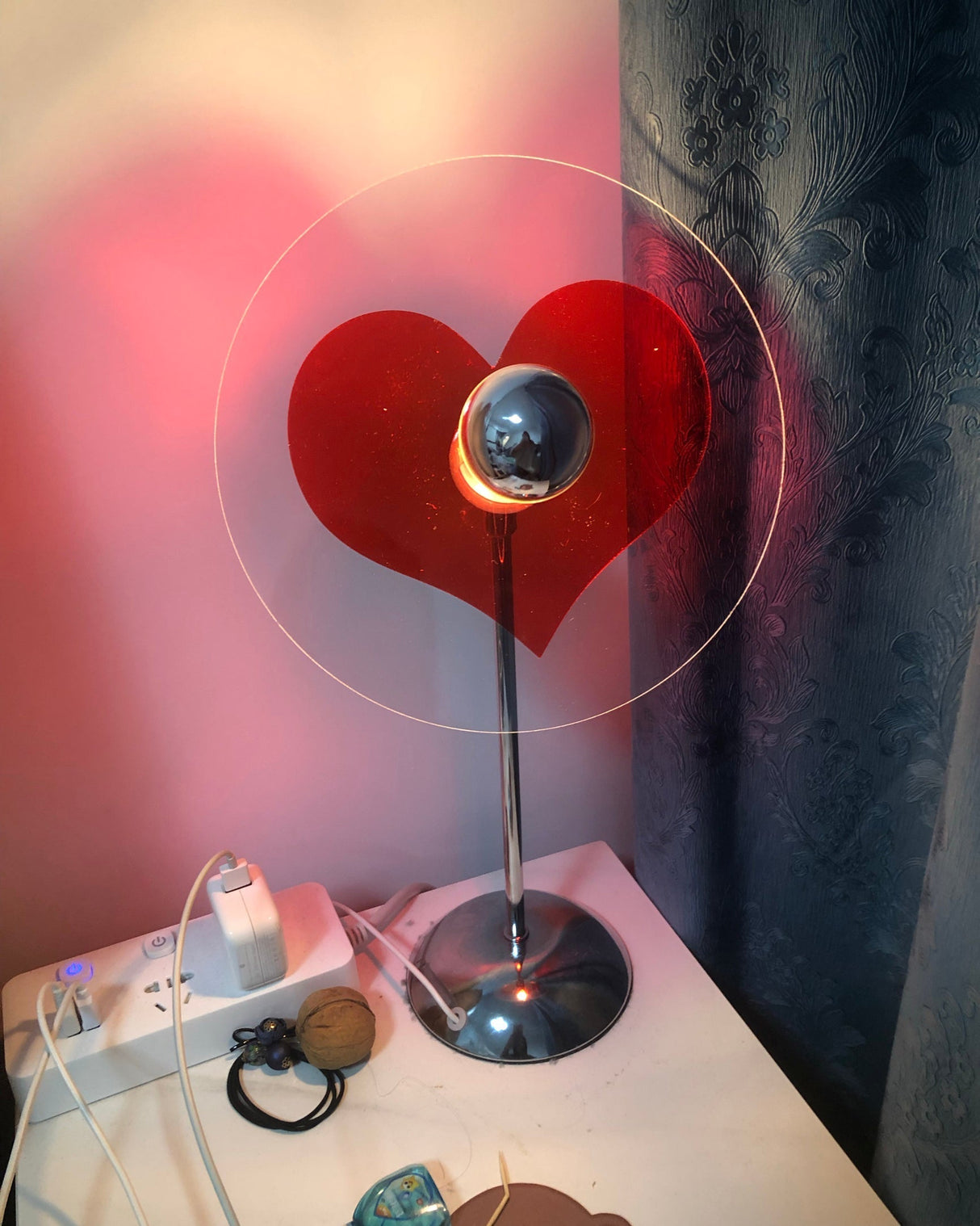 Heart LED Table Lamp Modern Rechargeable Metal Design - Product detail 32