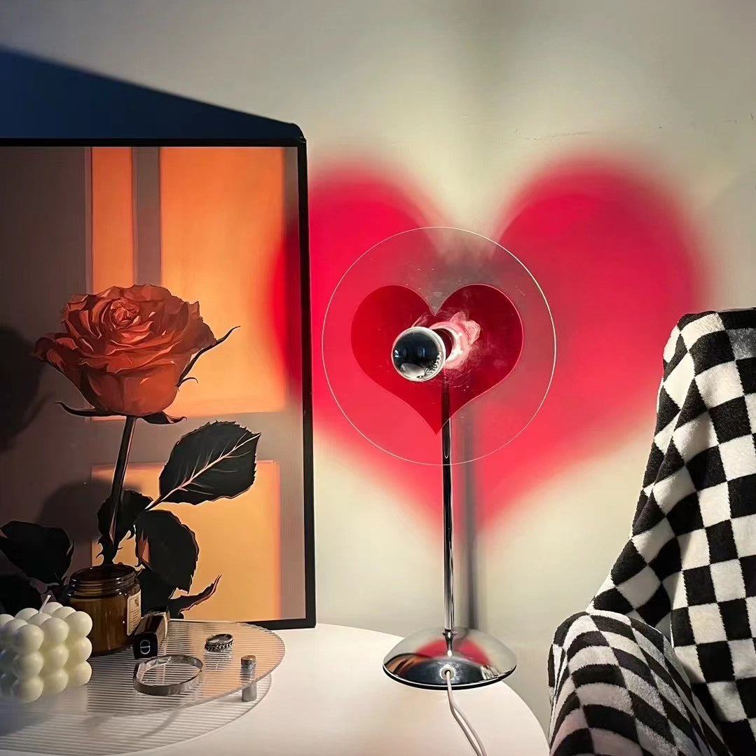 Heart LED Table Lamp Modern Rechargeable Metal Design - Product detail 34
