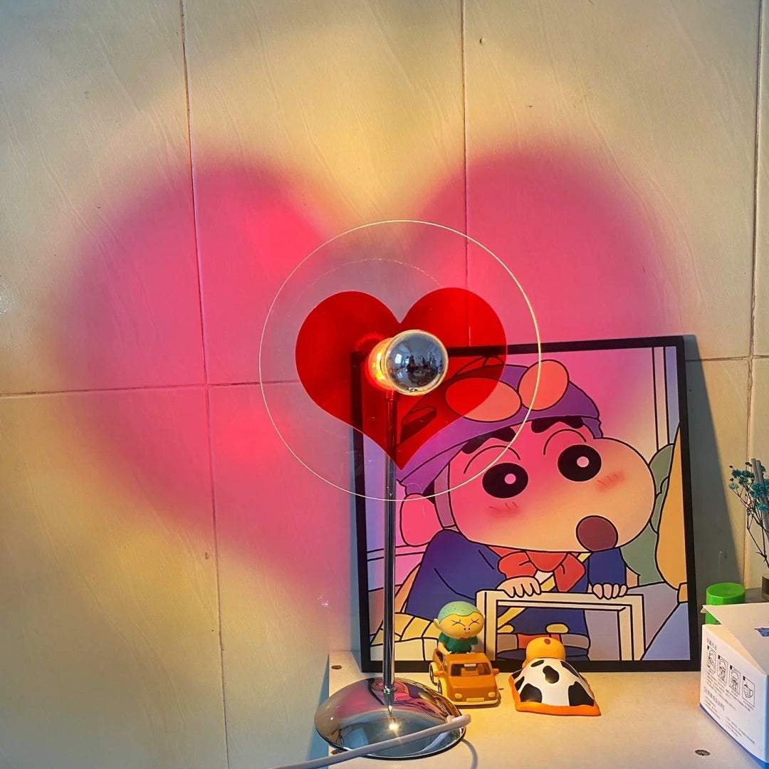 Heart LED Table Lamp Modern Rechargeable Metal Design - Product detail 37