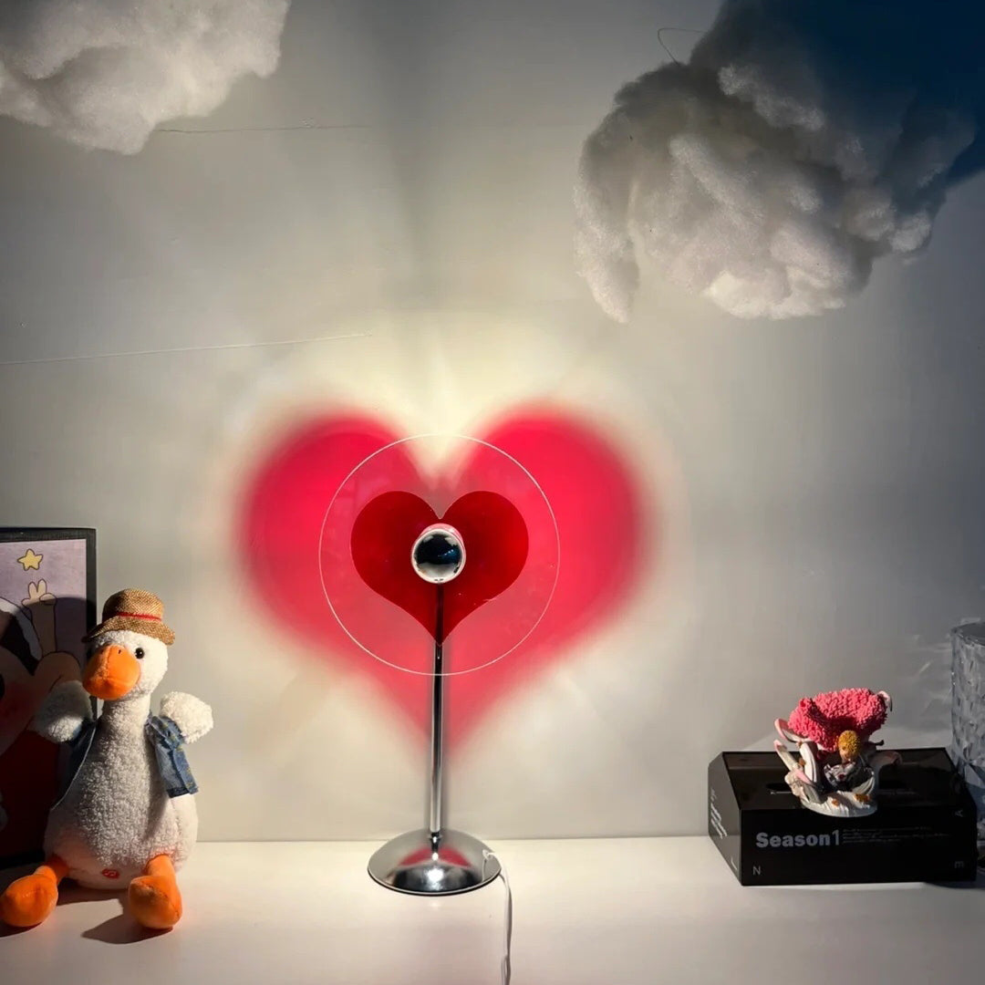 Heart LED Table Lamp Modern Rechargeable Metal Design - Product detail 41